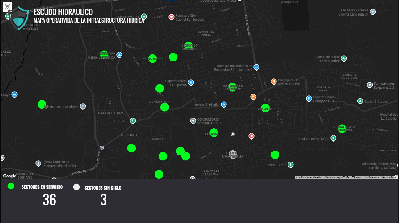 REPORTE GEOESPACIAL SECTORES EN SERVICIO